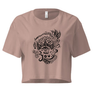 Crop top Namastechno By Leda Macoro Série Limitée 500ex